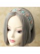 Bohemia Fresh Lace Flowers Hair Band Fashion Retro Female Headscarf