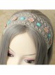 Bohemia Fresh Lace Flowers Hair Band Fashion Retro Female Headscarf