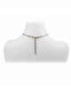 Victorian Antique Gold Vintage Artificial Gemstone Acrylic Pearl Gothic Necklace