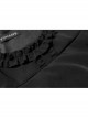 Waist Fungus Edge Decoration Black Punk Chiffon Metal Chain Suspender Skirt