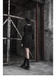 Waist Fungus Edge Decoration Black Punk Chiffon Metal Chain Suspender Skirt