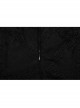 Leather Shoulder Strap Waist Cross Belt Irregular Mesh Hem Black Punk Dress