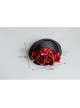 Black Gothic Fashion Party Host Banquet Dress Top Hat Hairpin