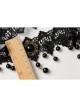 Gothic Vampire Black Lace Pearl Halloween Performer Headband