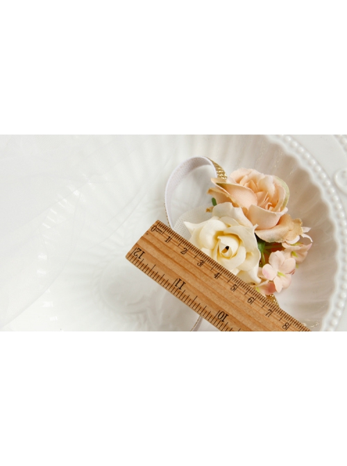 Cute Children White Lace Mesh Bow Baby Birthday Flowers Elastic Headband