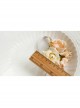 Cute Children White Lace Mesh Bow Baby Birthday Flowers Elastic Headband