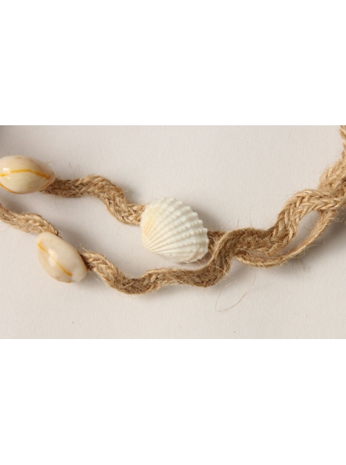 Fashion Beach Holiday Starfish Blue Flowers Shell Hairband
