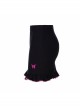 Black Punk Butterfly Embroidered Frill Hem Skirt
