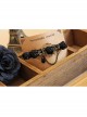 Gothic Style Black Rose Flower Fabric Handmade Retro Classical Lady Hairpin