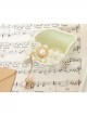 Lolita Princess Style Bride Bridesmaid Fashion White Lace Pearl Bracelet Ring One Chain