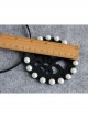 Gothic Black Nightclub Bar Prom Party Christmas Cute Cute Pearl Ear Hollow Headband