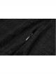 Front Metal Eyelets Lace-Up Slit Mesh Hem Black Punk Skirt