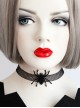 Gothic Black Spider Web Sexy Halloween Choker