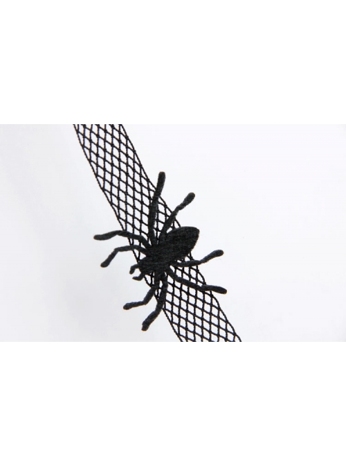 Gothic Black Spider Web Sexy Halloween Choker