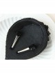 Black Lady Party Banquet Top Hat Dress Gorgeous Palace Gothic Hairpin