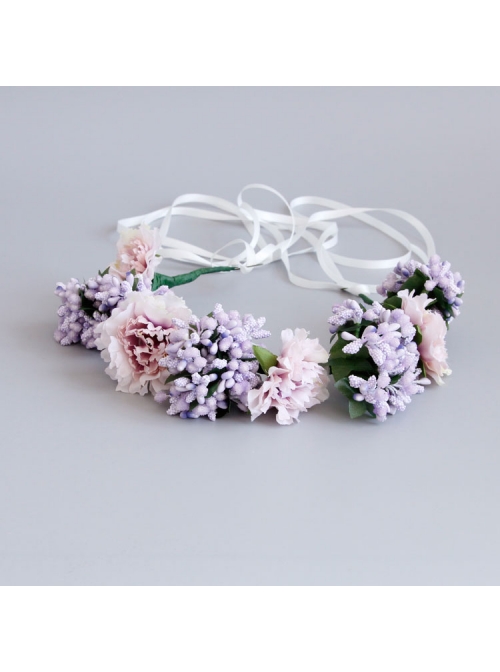 Holiday Bride Lady Leisure Christmas Wreath Hairband
