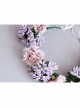 Holiday Bride Lady Leisure Christmas Wreath Hairband