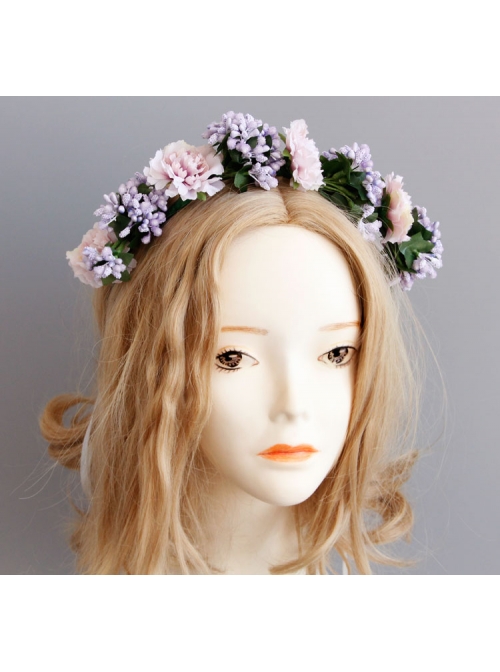 Holiday Bride Lady Leisure Christmas Wreath Hairband