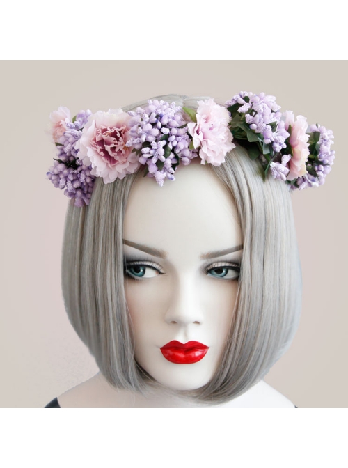 Holiday Bride Lady Leisure Christmas Wreath Hairband
