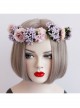 Holiday Bride Lady Leisure Christmas Wreath Hairband
