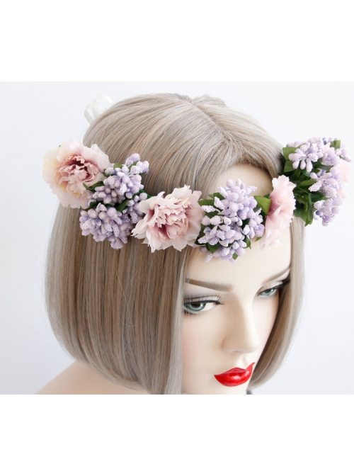 Holiday Bride Lady Leisure Christmas Wreath Hairband