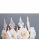 Fashion White Adult Child Princess Crown Bride Wedding Dress Garland Christmas Prom Headband