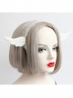 Lolita Fashion Cute Angel Wings White Lace Female Hair Band