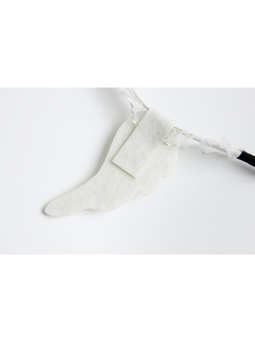 Lolita Fashion Cute Angel Wings White Lace Female Hair Band