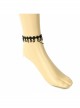 Black Lace Gothic Fashion Retro Female Lobster Clasp Anklet