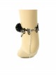 Black Lace Gothic Fashion Retro Female Lobster Clasp Anklet