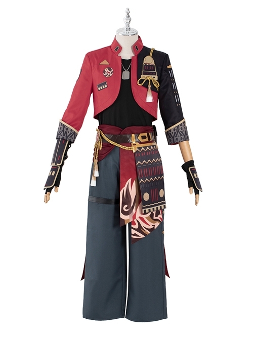 Genshin Impact Thoma Halloween Game Cosplay Costume Full Set