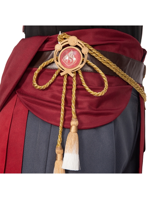Genshin Impact Thoma Halloween Game Cosplay Costume Full Set