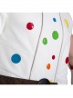 Suicide Squad Polka Dot Man Halloween Cosplay Costume Polka Dot White Bodysuit