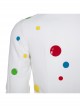 Suicide Squad Polka Dot Man Halloween Cosplay Costume Polka Dot White Bodysuit