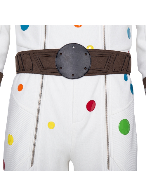Suicide Squad Polka Dot Man Halloween Cosplay Accessories Brown Belt