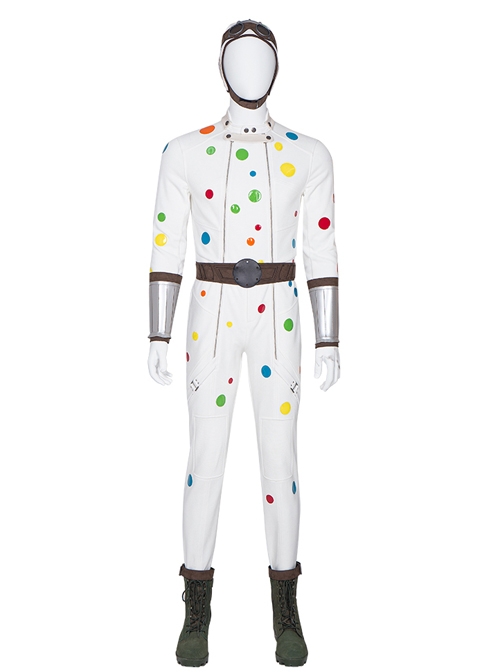Suicide Squad Polka Dot Man Halloween Cosplay Accessories Brown Belt