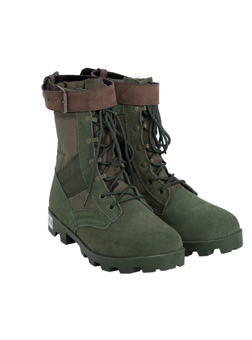 Suicide Squad Polka Dot Man Halloween Cosplay Accessories Military Green Shoes