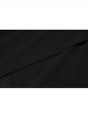 Front Heart-Shape Hollow-Out Lace-Up Short Sleeve Irregular Hem Black Punk Dress