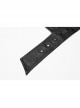 Front Adjustment Button Black Punk PU Leather Corset