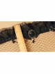 Gothic Lace Crown Headband Veil Retro Exaggerated Masked Mesh Mask