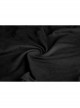 Off-Shoulder Short Sleeve Black Punk Knit Halter Slim T-Shirt