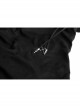 Off-Shoulder Short Sleeve Black Punk Knit Halter Slim T-Shirt