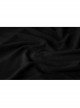 Off-Shoulder Metal Buckle Collar Black Punk Knit Slim T-Shirt