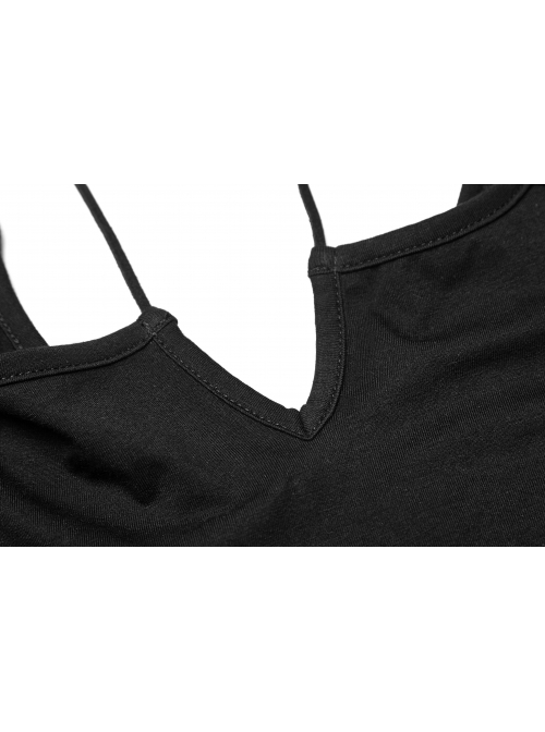 Off-Shoulder Long Sleeve White Punk Halter Knit Tight T-Shirt