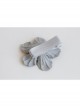 Baby One Year Old Festival Gray Flower Bow Knot Cloth Headdress Female Side Clip