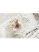 Baroque Handmade Retro Ribbon Flower White Lace Female Exaggerated Palace Choker