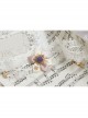 Baroque Handmade Retro Ribbon Flower White Lace Female Exaggerated Palace Choker