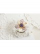 Baroque Handmade Retro Ribbon Flower White Lace Female Exaggerated Palace Choker