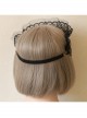 Halloween Gothic Bride Black Lace Mesh Female Wings Gems Crown Headband