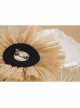 Big Flower Rabbit Pearl Beige Lace Retro Handmade Antique Female Epaulette Corsage Pin Buckle